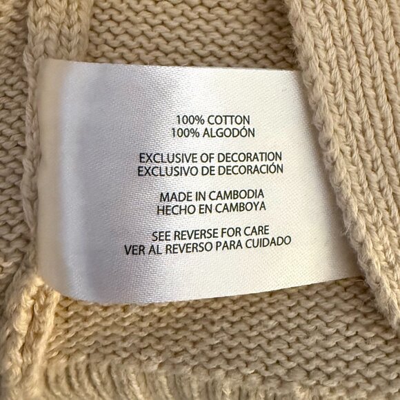 GAP Cream Crew Neck Sweater - Picture 7 of 7